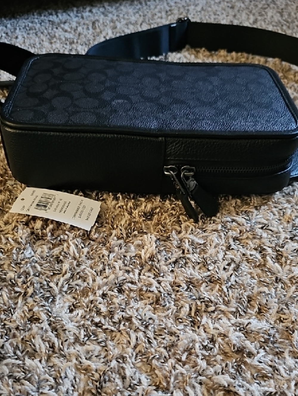 Coach Black Men's Messenger Crossbody Sling